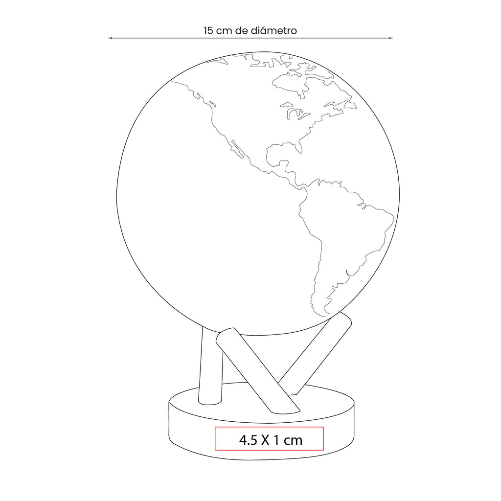 GLOBO TERRÁQUEO PHILEAS