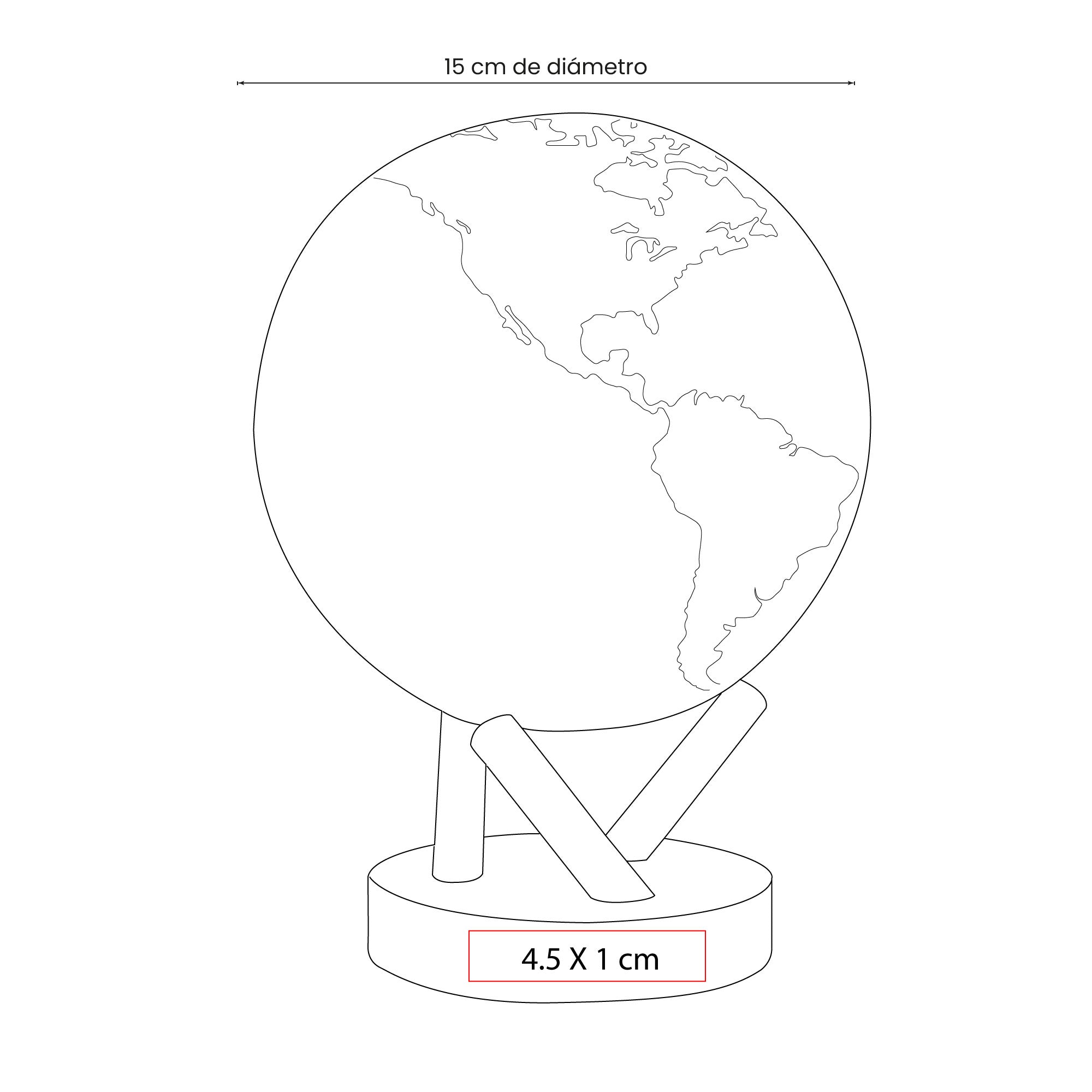 GLOBO TERRÁQUEO PHILEAS