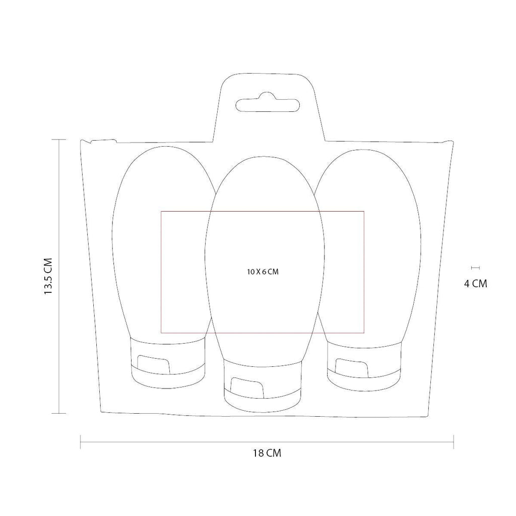 SET BOTELLAS DE VIAJE SIENA